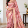 Elegant Mauve Saree Portrait